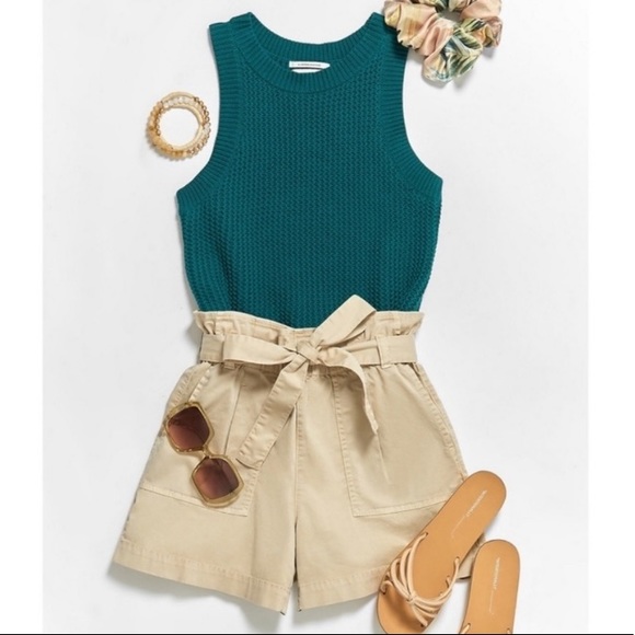 Anthropologie Tops - Anthropologie knit textured tank top women’s Size XSmall